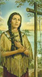 Pictured here is St. Kateri Tekakwitha