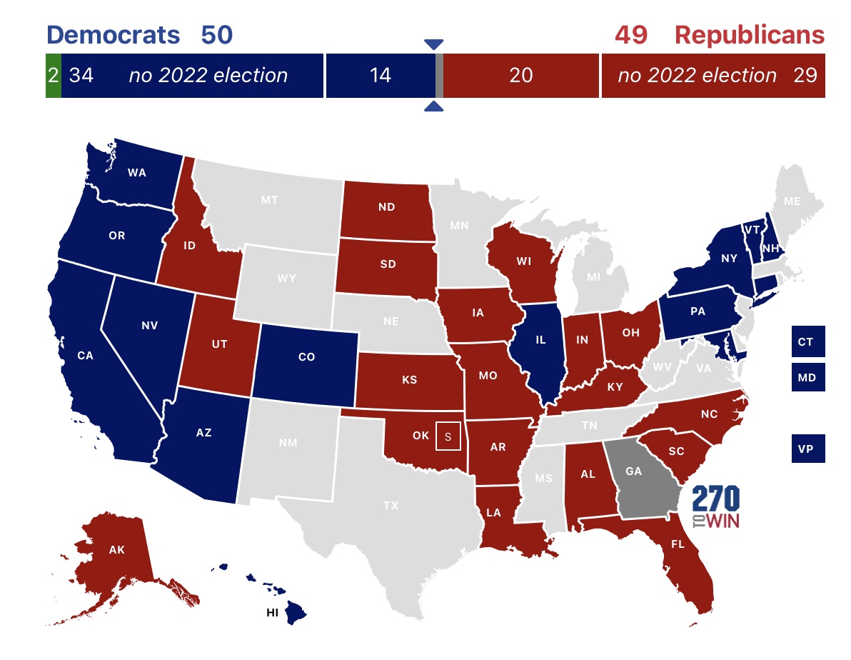 Midterms 2025 Map