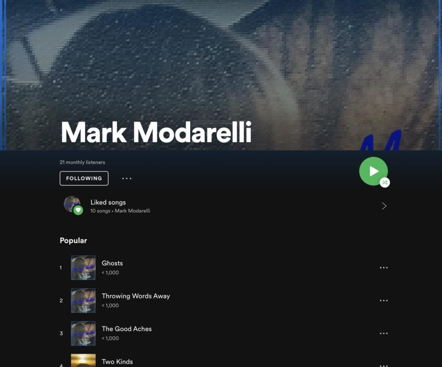 Mark Modarelli’s Spotify page