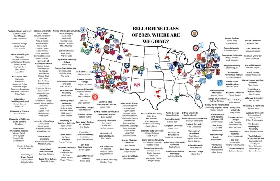 The Class of 2023 College Map makes its debut