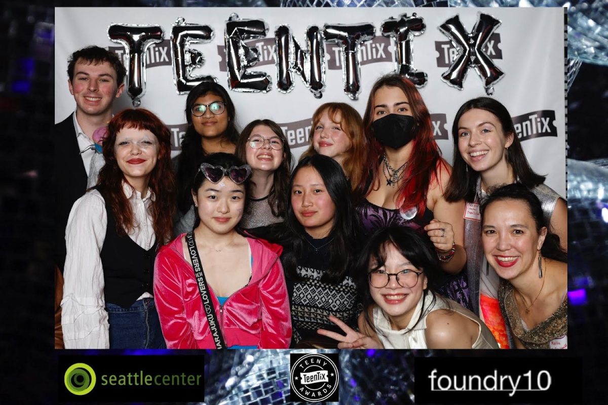 Pictured are some teenagers attending the Teeny Awards Ceremony. Photo courtesy of TeenTix Media