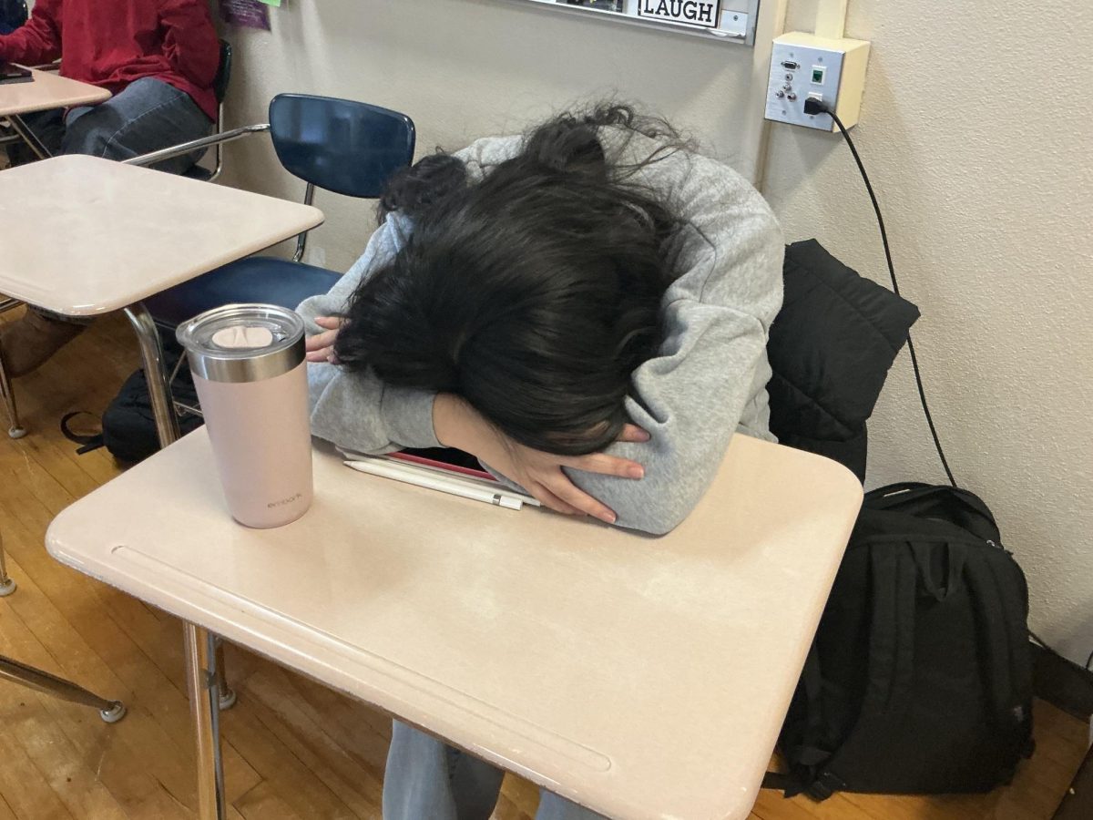 Students need to sleep, even if it's in class. 