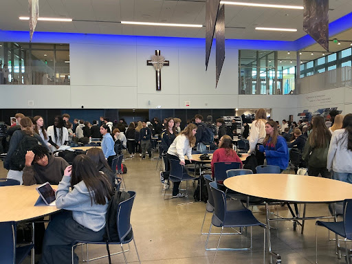 Students wait in the long lunchlines daily.