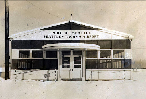First Sea Tac terminal courtesy of the Washington State Archives