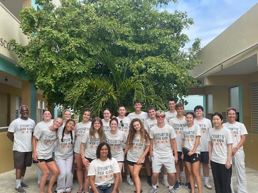 Bellarmine students and staff traveled to the Dominican Republic during the summer of 2025. Photo courtesy of Courts for Kids
