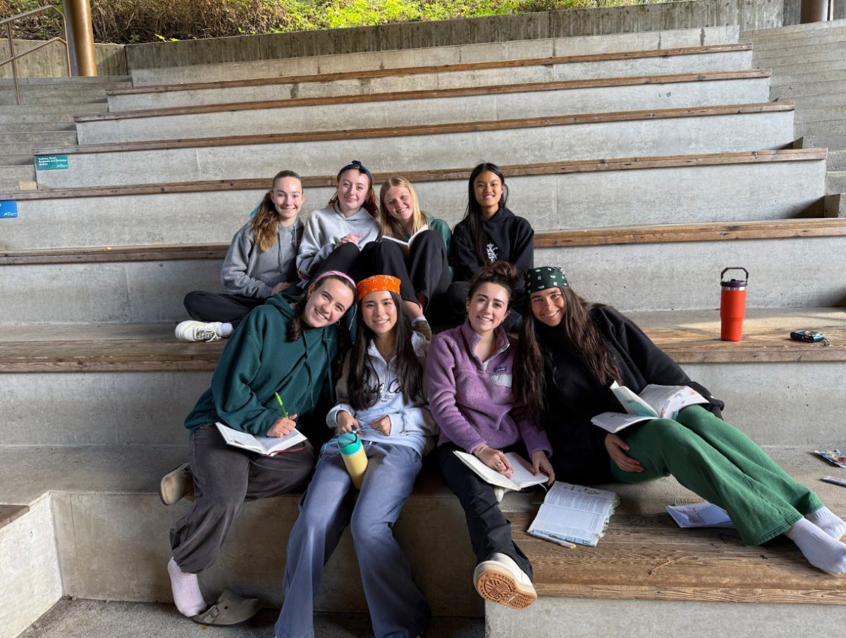 Junior Encounter retreatants share a smile and the Holy Spirit.