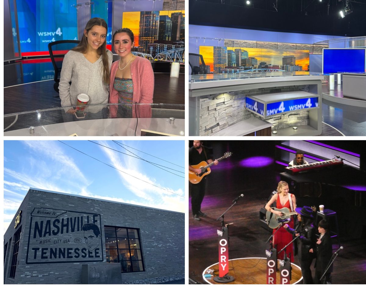 Kate Kampbell and Ellie Rehberger soak up the scenes of Nashville. 